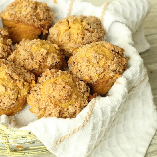 Pumpkin Crumb Muffins