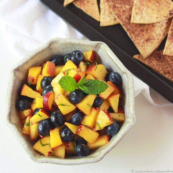 Peach Blueberry Salsa