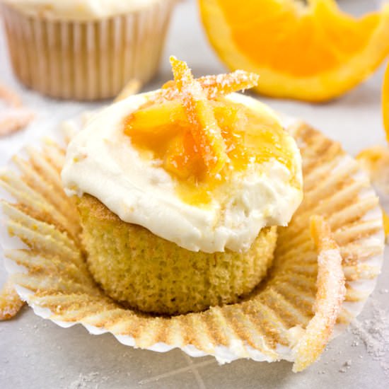 Orange Scented Cupcakes