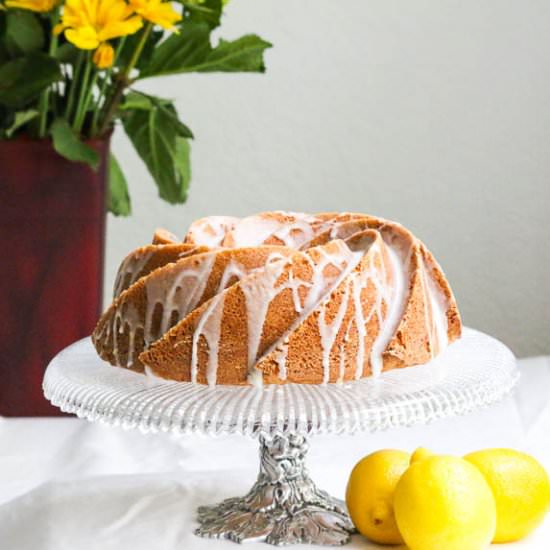 Coconut Bundt Cake w/ Lemon Filling