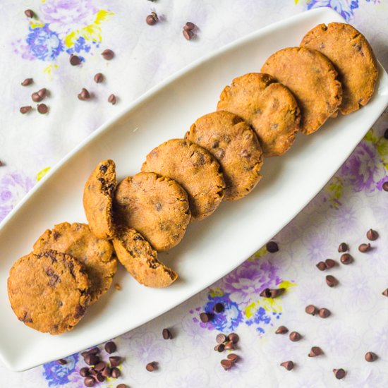 Whole Wheat ChocoChip Cookies