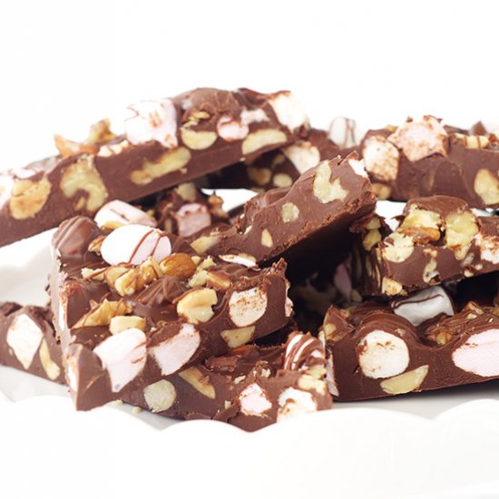 Nutella Rocky Road Bark