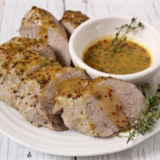 Maple-Mustard Pork Tenderloin