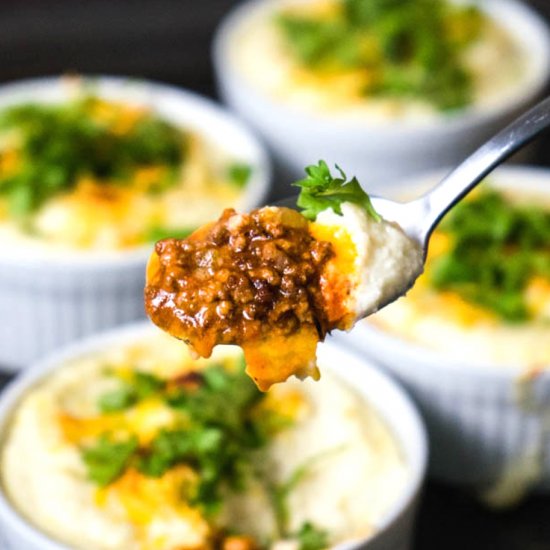 Cottage Pie with Cauliflower Mash