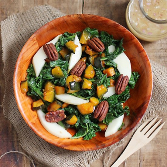 Kale Kabocha Salad