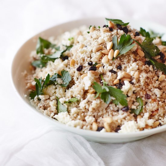 Spiced Cauliflower ‘Couscous’ Salad