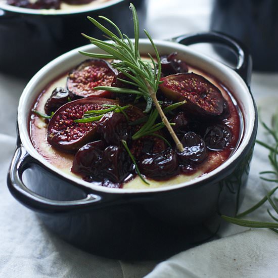 Creamy Goat Cheese Polenta