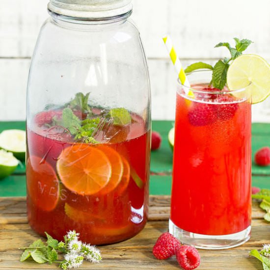 Sparkling Raspberry Limeade