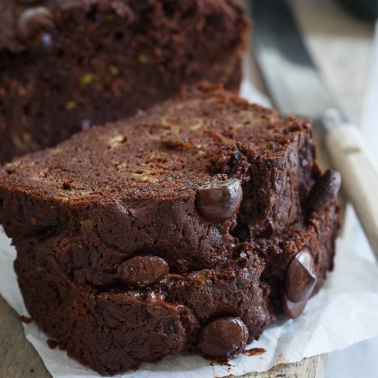 Paleo Chocolate Zucchini Bread