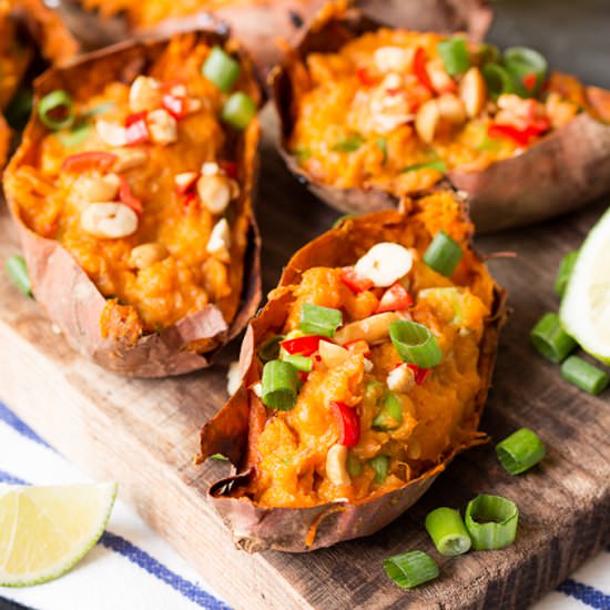 Thai Sweet Potato Skins