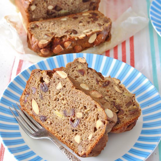 Banana, Date & Almond Bread (GF)