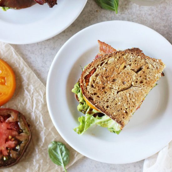 caprese avocado BLT