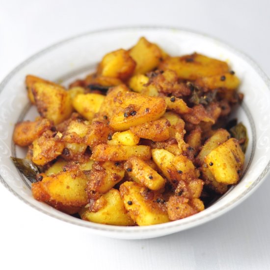 South Indian Style Potato Fry