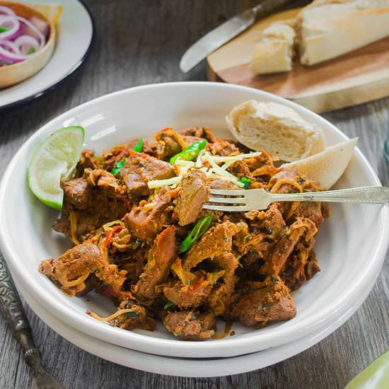 Spicy Lamb Liver – Kaleji Masala