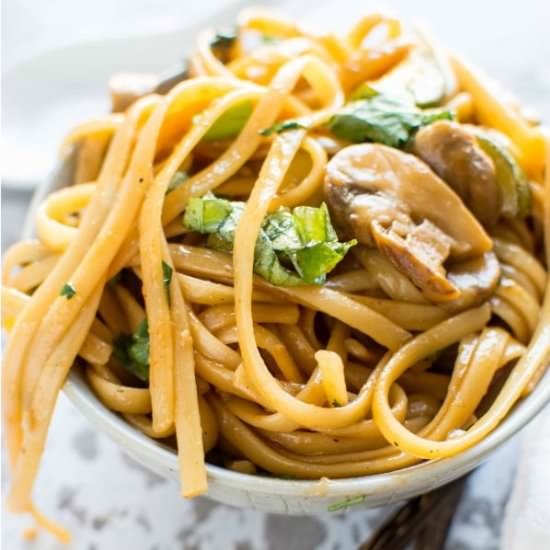 Sweet & Spicy Asian Noodles