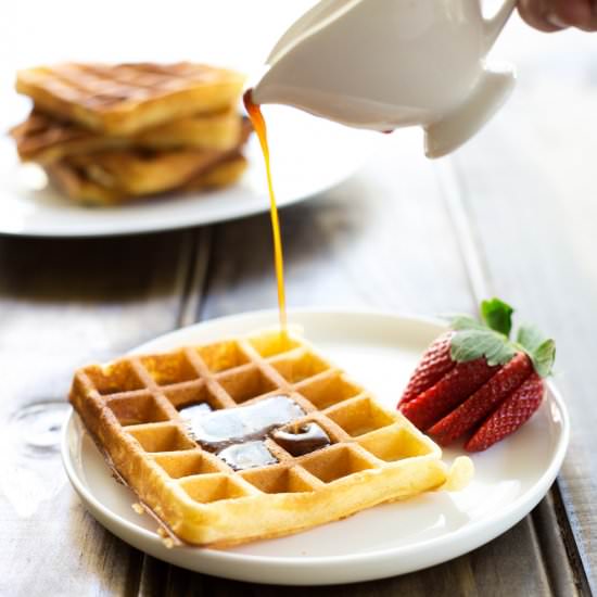 WAFFLES & BROWN SUGAR BUTTER SYRUP