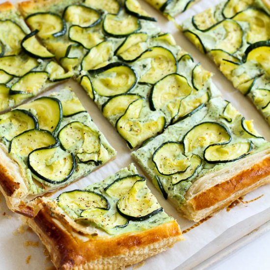 Zucchini Ricotta Tart