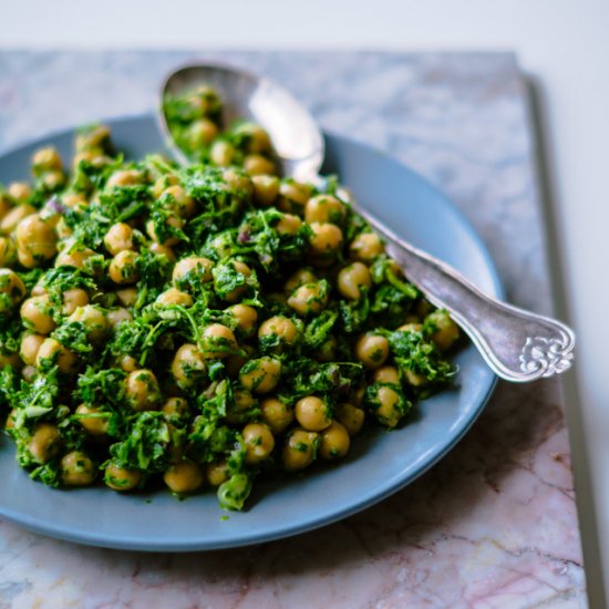 Parsley Chickpeas