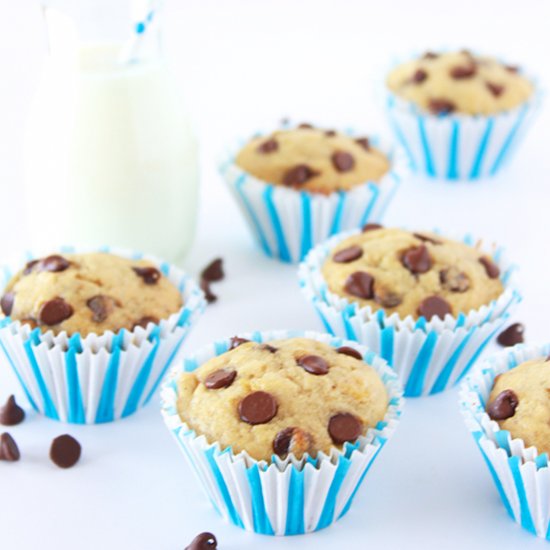 Banana Chocolate Chip Muffins