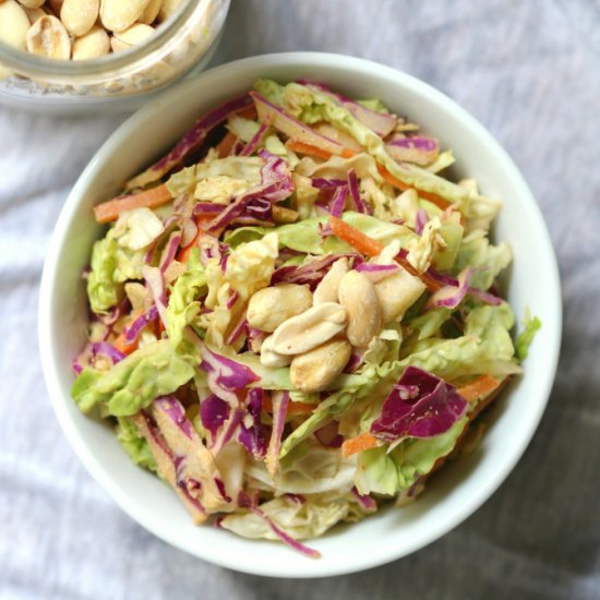 Smokey & Sweet Peanut Slaw