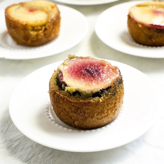 Oven Roasted Nectarine Cakes