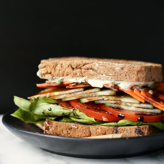 Toasted Veggie Sandwich