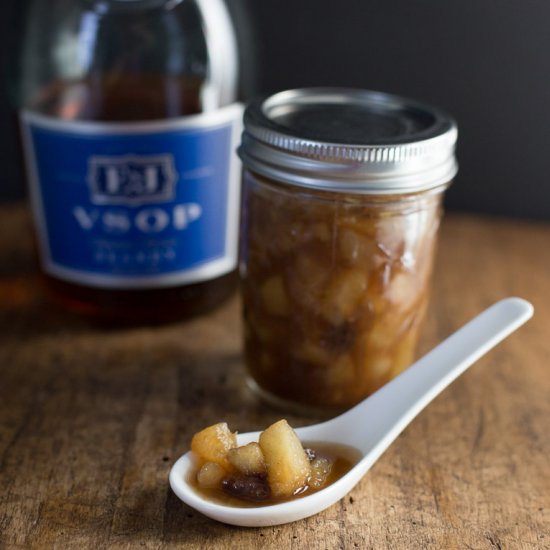 Brandy Spiced Pear Compote