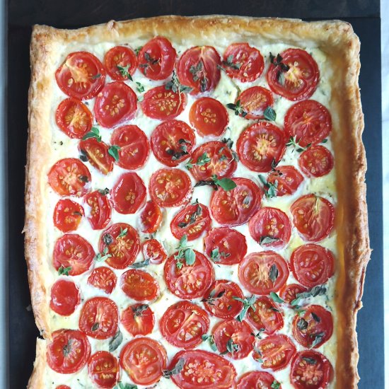 Tomato + Ricotta Tart