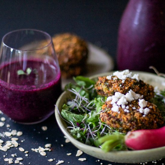 Spiced Quinoa & Kale Patties