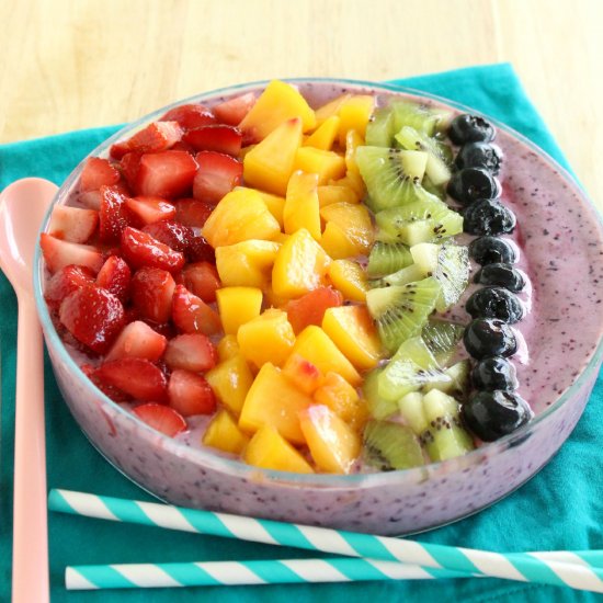 Rainbow Smoothie Bowl