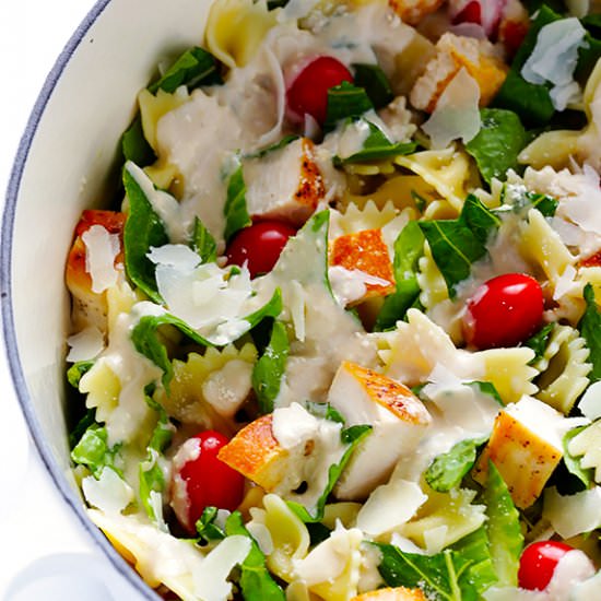 Chicken Caesar Pasta Salad