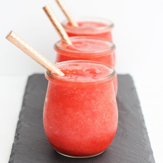 Strawberry Lemonade Vodka Slushie