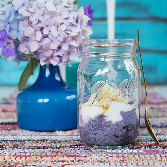 Chia Seed Pudding with Blueberries