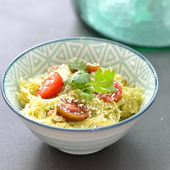 Guacamole & Spaghetti Squash Salad