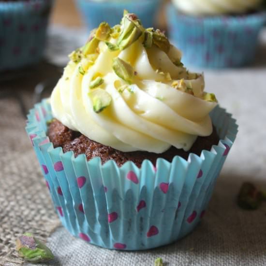 Carrot Cupcakes with Coconut & Lime