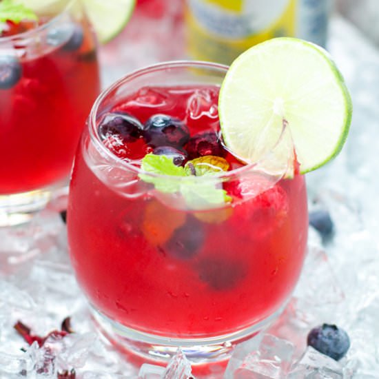 Berry Hibiscus Iced Tea Lemonade