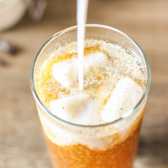 Skinny Vanilla Bean Iced Coffee