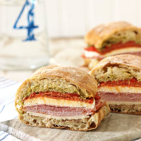 Italian Pressed Picnic Sandwich