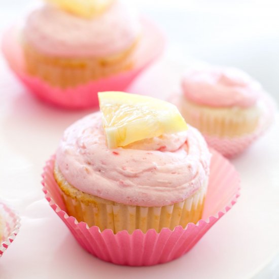 Lemon Raspberry Cupcakes