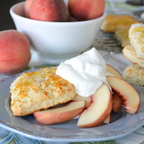 Fresh Peach Shortcakes