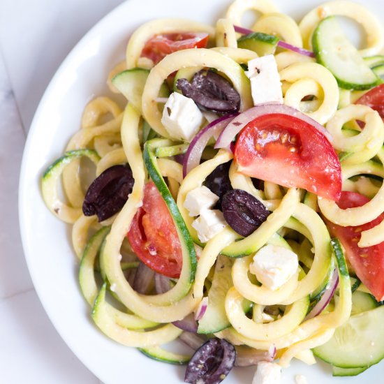 Mediterranean Zucchini Noodles