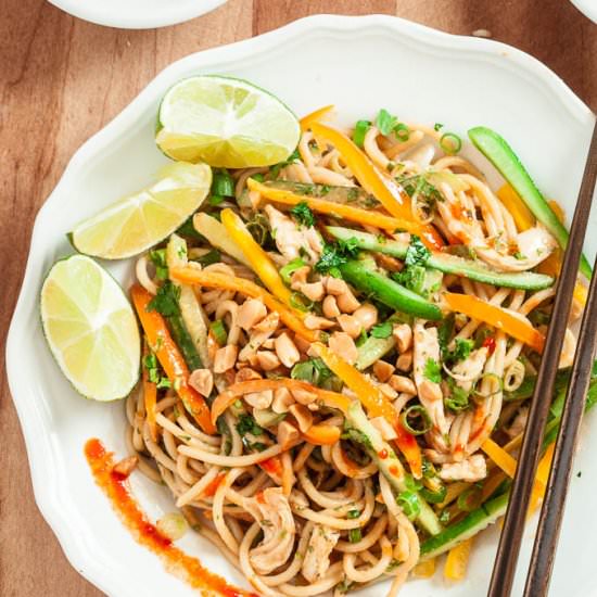 Spicy Thai Peanut Noodles