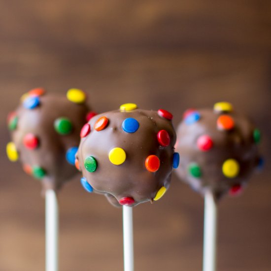 Candy Crush Color Bomb Cake Pops