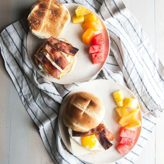 Breakfast sandwiches