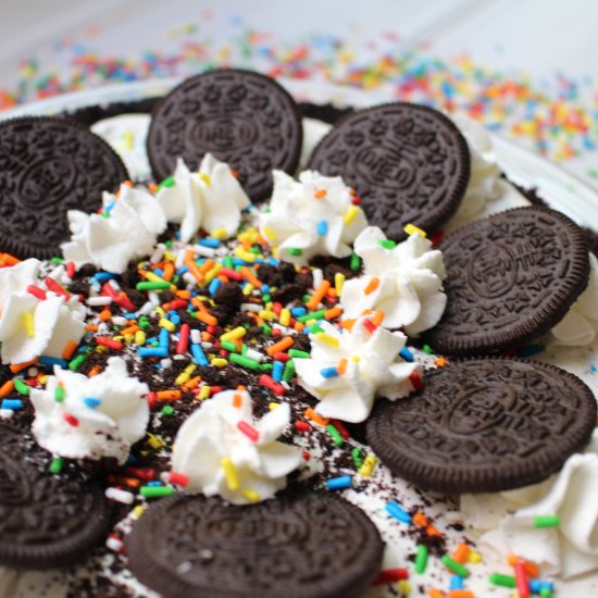 Oreo Birthday Cake Pie