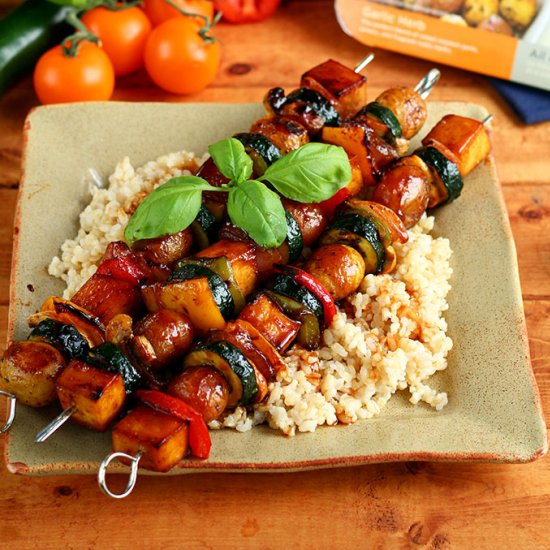 Grilled Veggie Kebabs