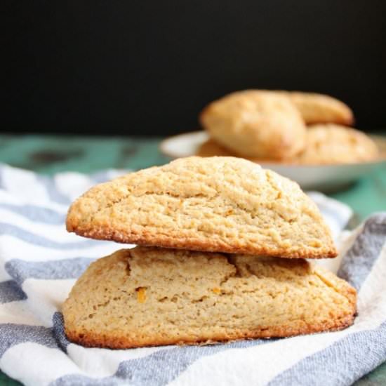 Orange cream scones