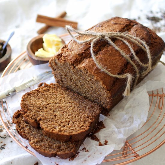 Chai Spiced Wholewheat Banana Bread