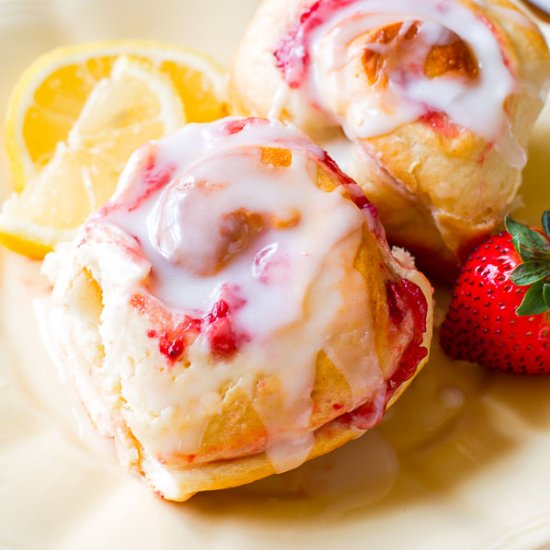 Strawberry Sweet Rolls