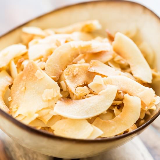 Caramelized Coconut Chips